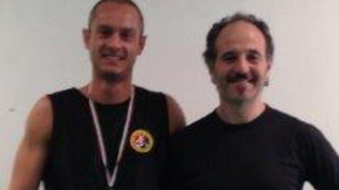 Marco Virgili in evidenza agli italiani di wushu