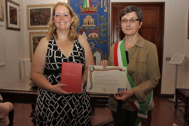 Elizabeth Ann Butler ora è diventata cittadina italiana 
