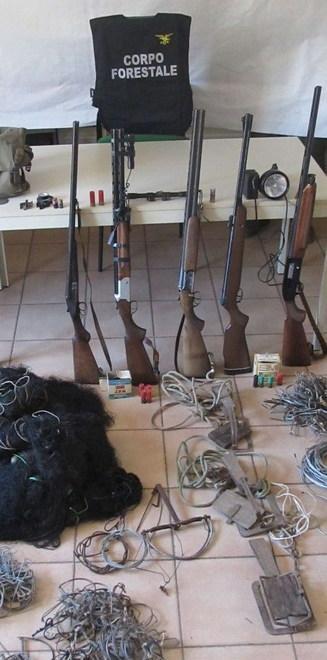 Blitz dei ranger contro i bracconieri: sette denunce