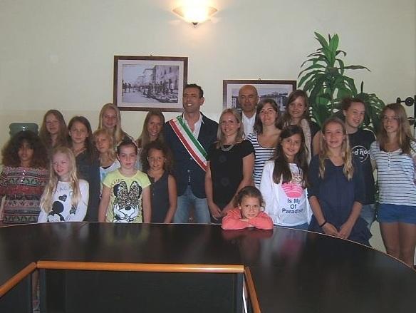 Atlete di Gilching ricevute a palazzo civico