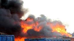 Nuovo incendio al deposito di rifiuti della Galletti