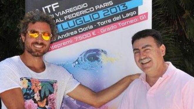 I due campioni del mondo al torneo di beach tennis