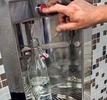A Seano il fontanello con acqua ad alta qualità 