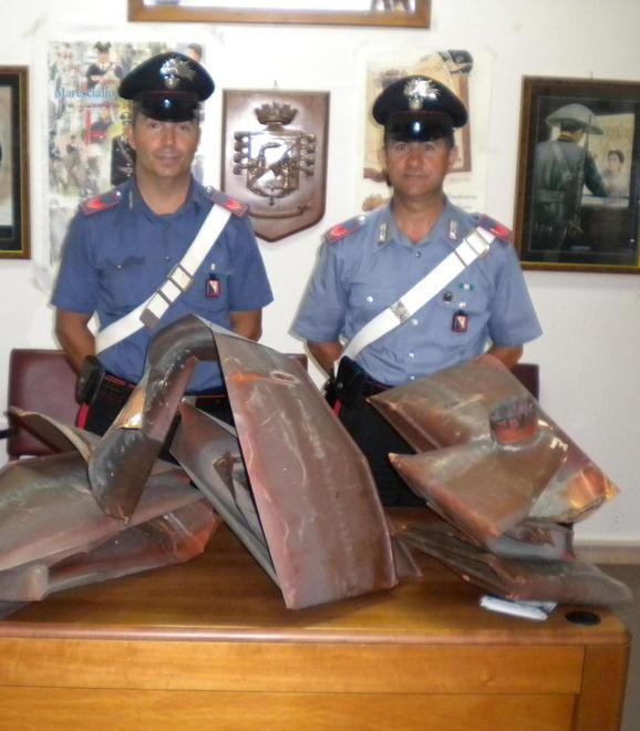 Ladri di rame arrestati di notte