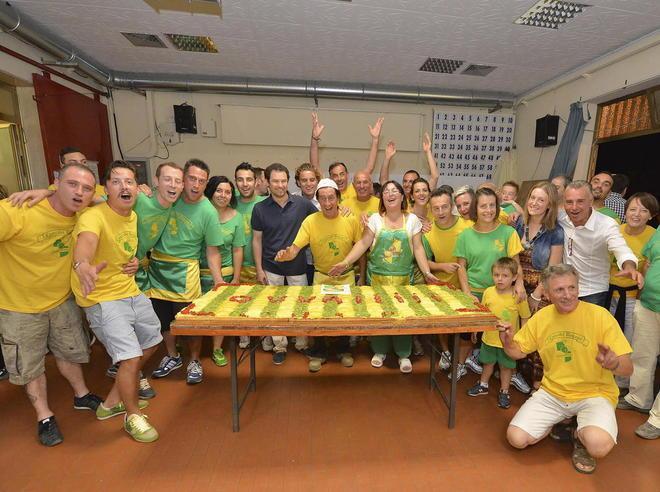 Cena della vittoria con 350 ospiti 
