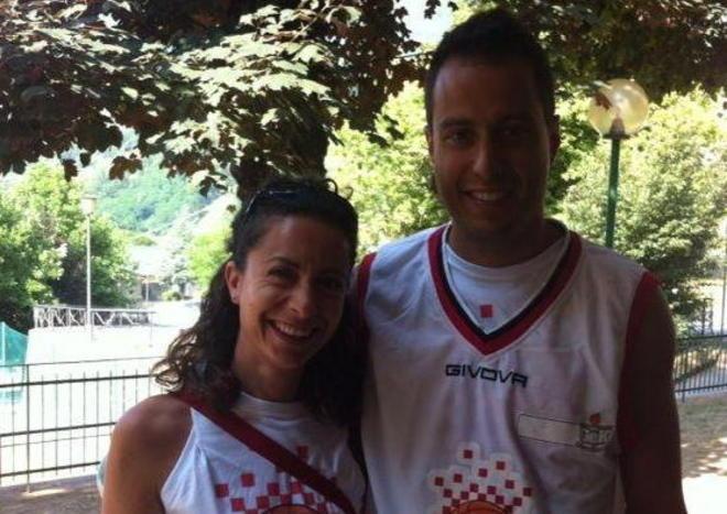 Massimo Bulleri tra i ragazzi del Galanda Camp