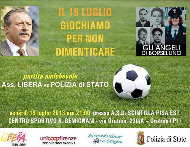 Libera-Polizia per ricordare Via D’Amelio