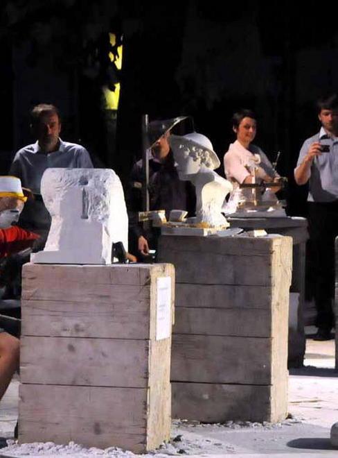 Simposio in piazza XXV Aprile, sei artisti all’opera