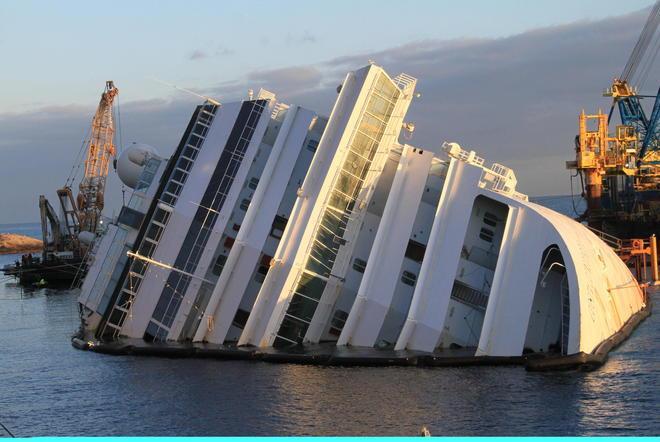 Demolizione della Concordia, timori di inquinamento 
