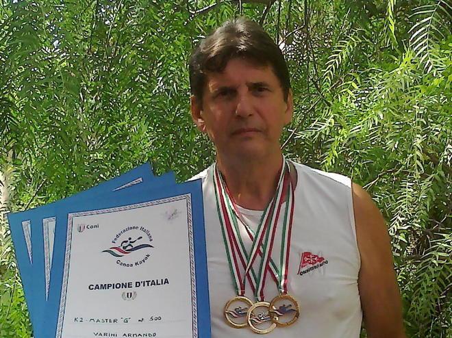 Canoa: il triplete nazionale di Armando Varini 