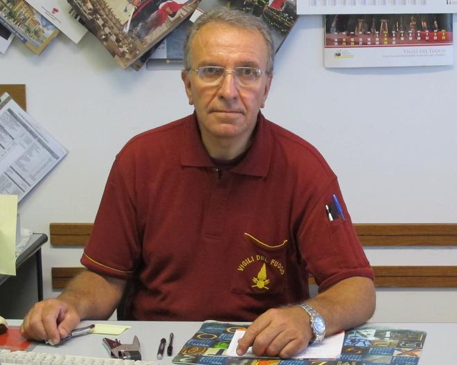 In pensione il capo reparto Lombardi: 40 anni di servizio nei vigili del fuoco 