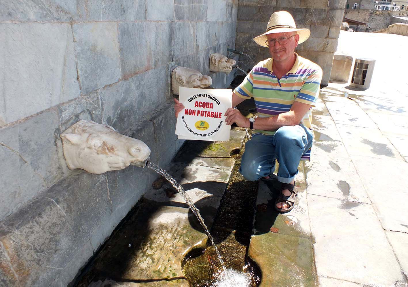 Alle Fonti di Marina l’acqua non è potabile 