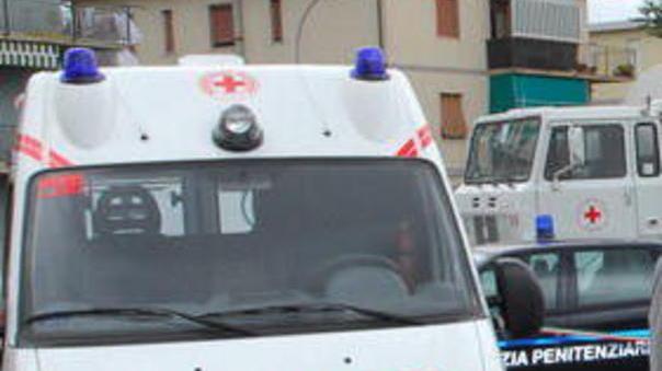 Una postazione del 118 con Misericordia e Cri