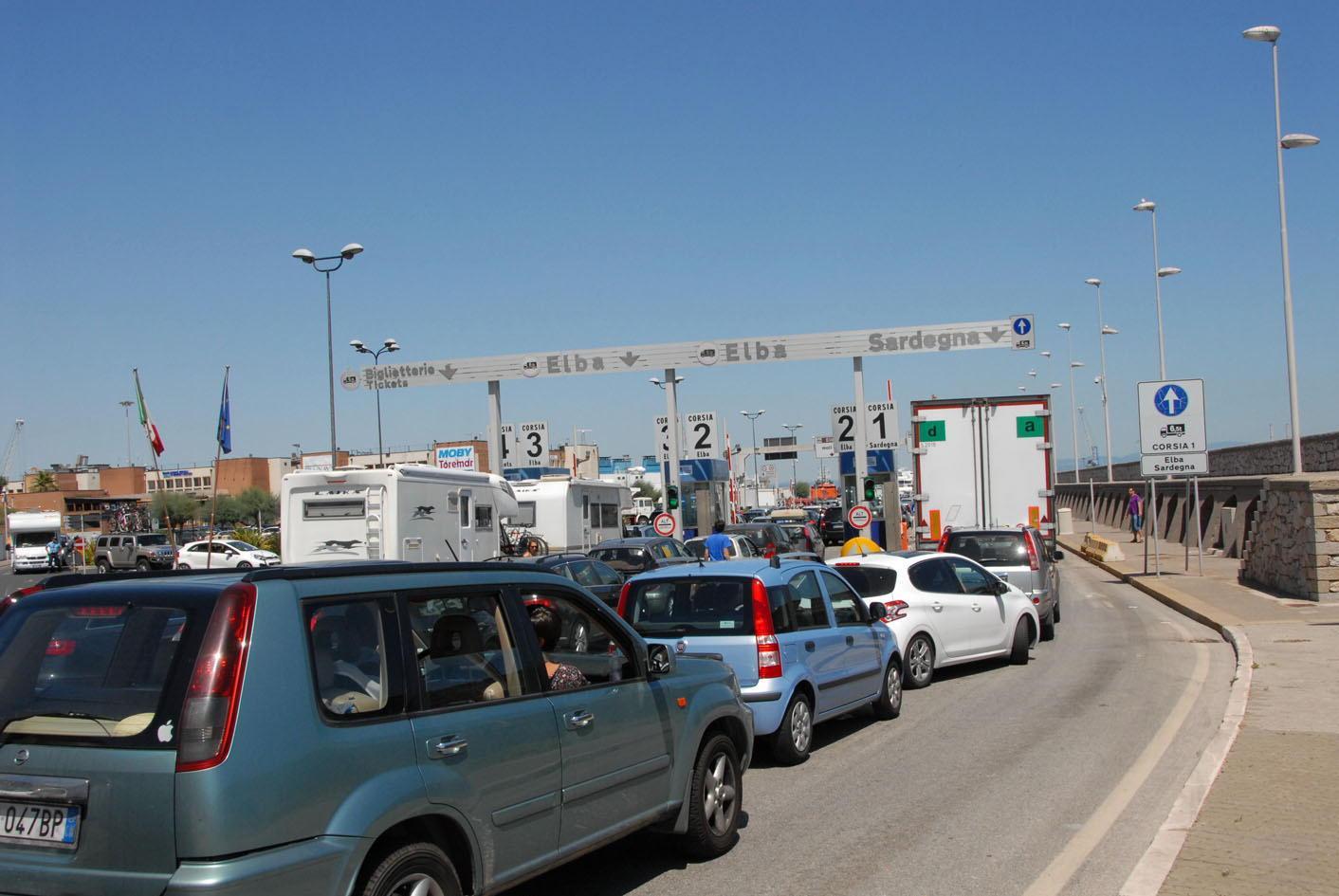 Porto ancora pieno ma allentata la morsa del traffico in città 