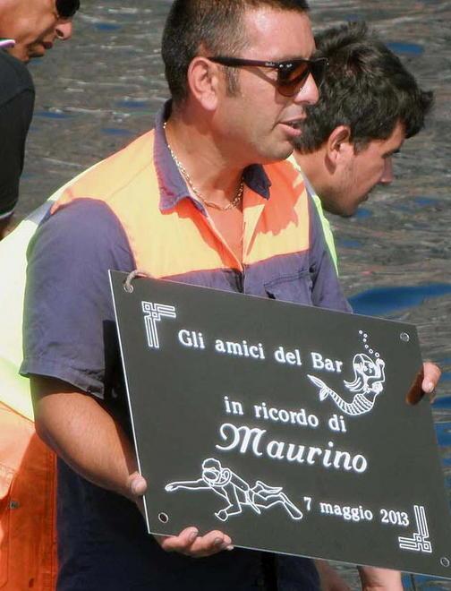 Una targa in fondo al mare per ricordare Della Monaca