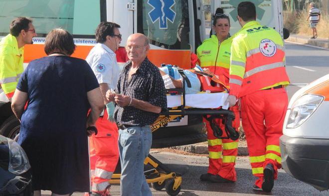 Incidente con due feriti