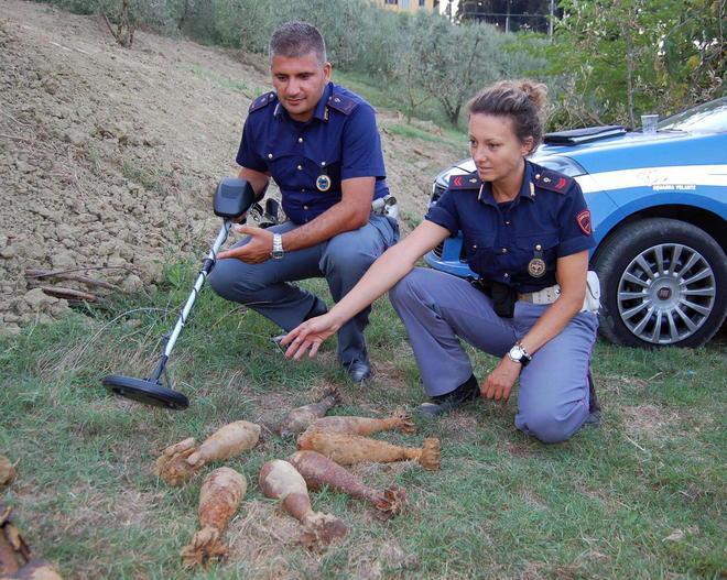 Scoperto un arsenale di residuati bellici a Empoli 