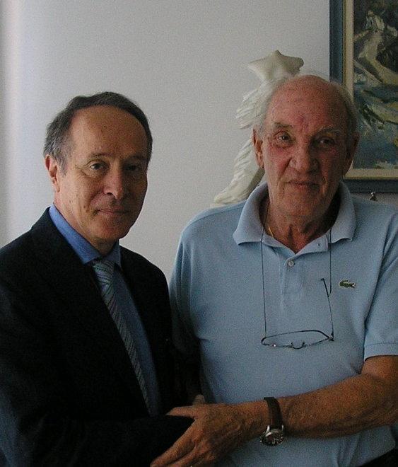 Il saluto di Ricci al questore Lanzellotto