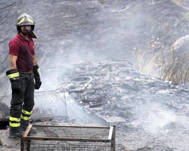 A fuoco venti ettari di campi