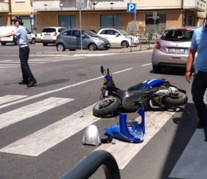 Scontro tra auto e moto a Vaiano