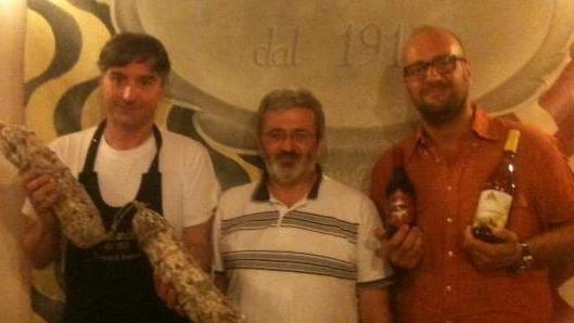 Dal vino ritrovato nelle vecchie cantine nasce un salame