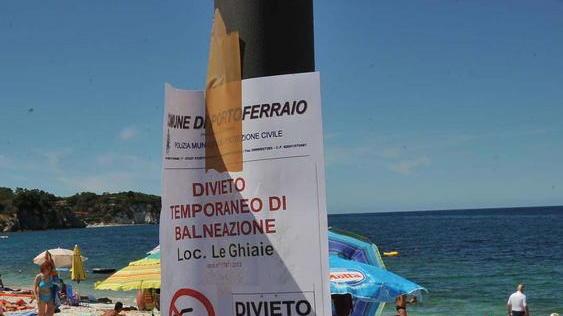 Divieto di balneazione choc alle Ghiaie