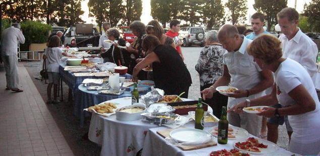 Ambiente protagonista alla festa delle Lavoriere 