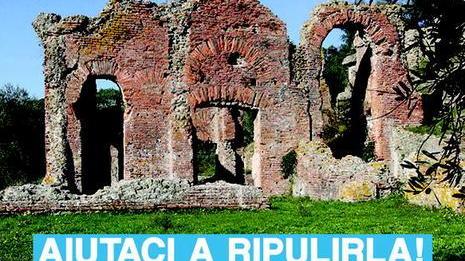 Volontarsi cercansi per ripulire la villa romana