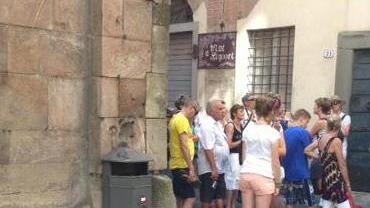 Per strada anche una lucidatrice