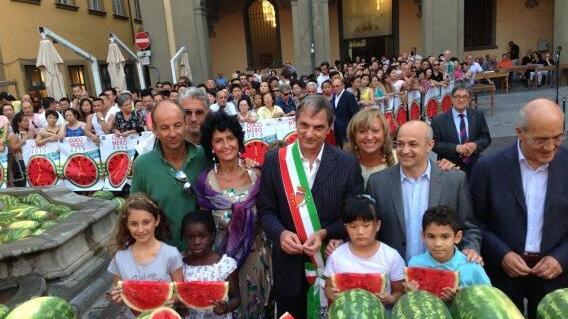Prato, in 2.500 alla Festa del Cocomero