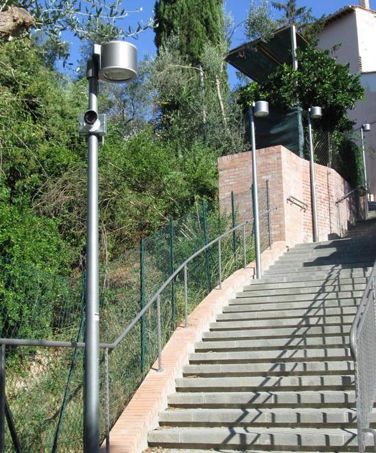 Telecamere in vicolo Borghizzi 