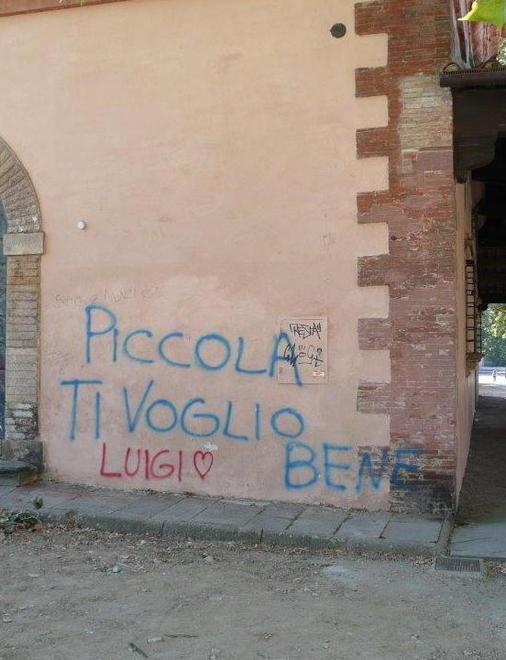 Ennesima scritta sulle Mura 