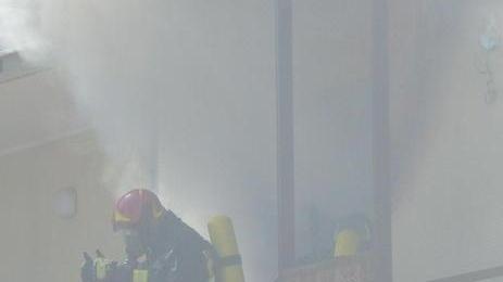 Appartamento distrutto, salvato il proprietario