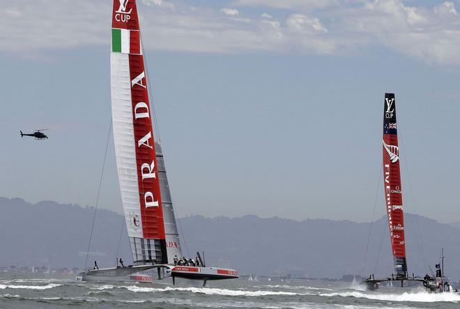 Stavolta i Kiwi si fermano, Luna Rossa sull’1-1