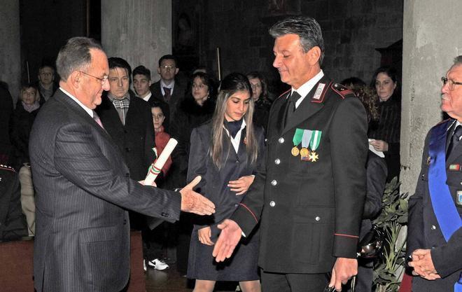 In congedo il luogotenente Caruso