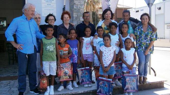 Divertimento per i bimbi Saharawi