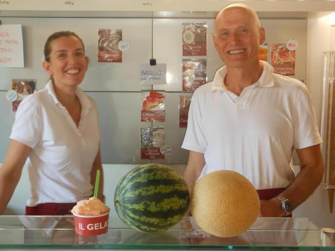 Gelato al melone coltivato da ex tossicodipendenti 