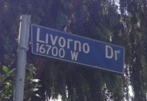 “Livorno drive” nello scatto di una lettrice a Los Angeles