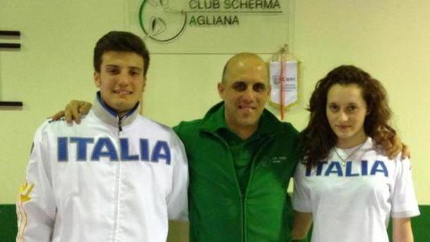 Gli Under 20 Biagiotti e Francella da Agliana al raduno nazionale