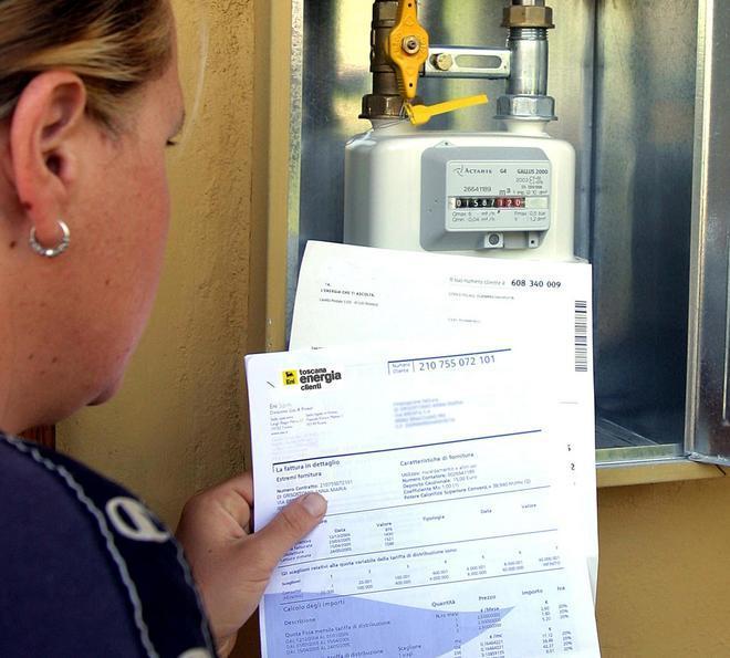 Piovono conguagli del gas Fatture da quasi mille euro 