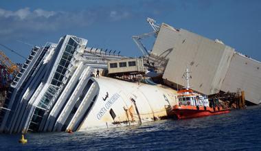 Concordia, la fase finale della rotazione in un solo giorno
