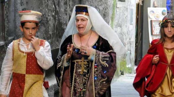 Medievalis rampa di lancio del commercio
