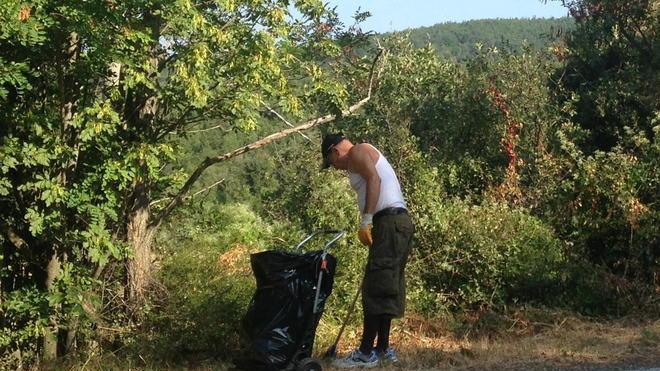 Il presidente Bambini ringrazia Griggio