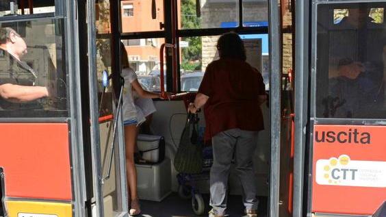 Il bus non ha la pedana e lascia a terra la disabile