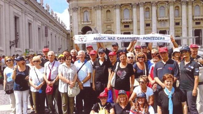 Gli ex carabinieri dal Papa