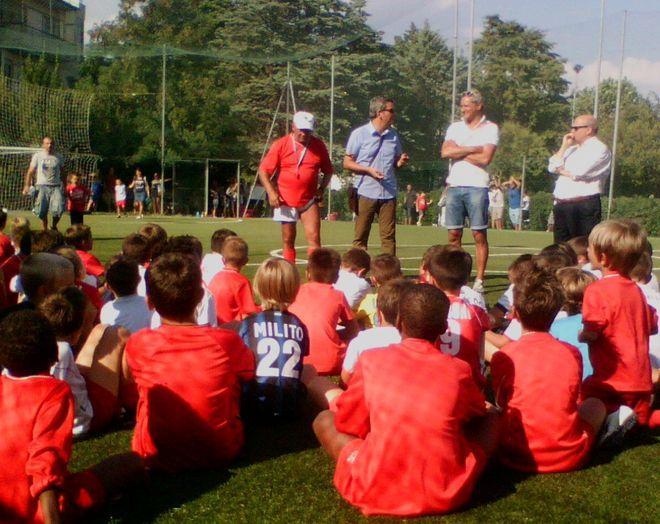 Il primo giorno per i Giovani calciatori 