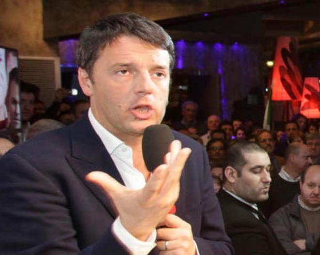 La carica delle 101 bandane per salutare Matteo Renzi 