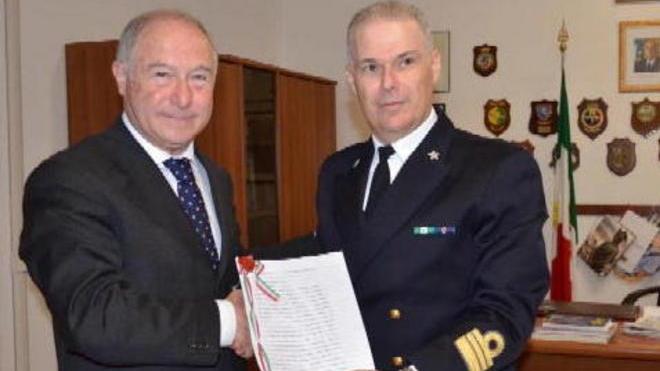 Il saluto di Pietrasanta al comandante Vitiello