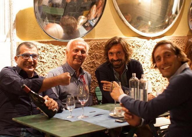 Pirlo si carica da Marcucci per la Nazionale