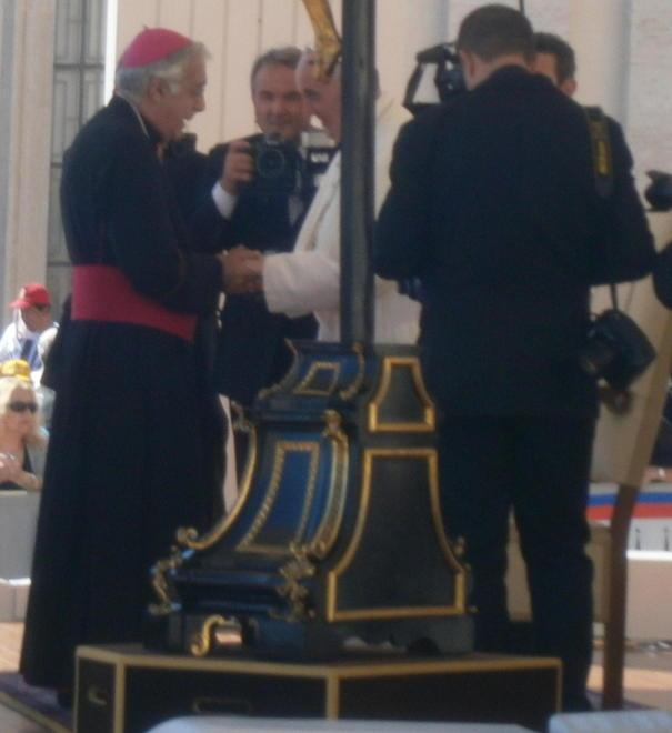 «Che grande emozione essere vicini al Papa» 